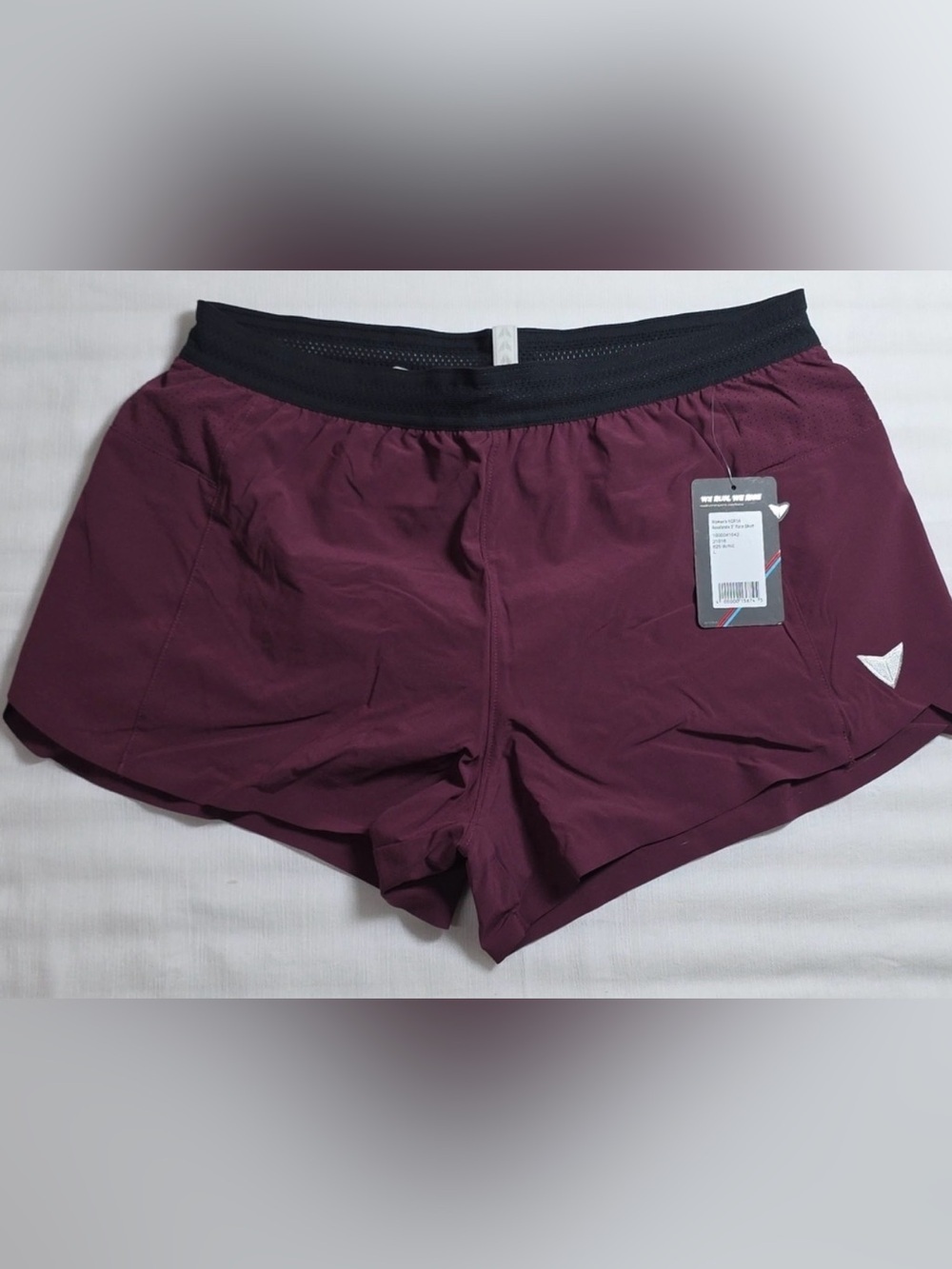 NWT Korsa Women’s Accelerate 3” Running Shorts - Burgundy Wine - Size L